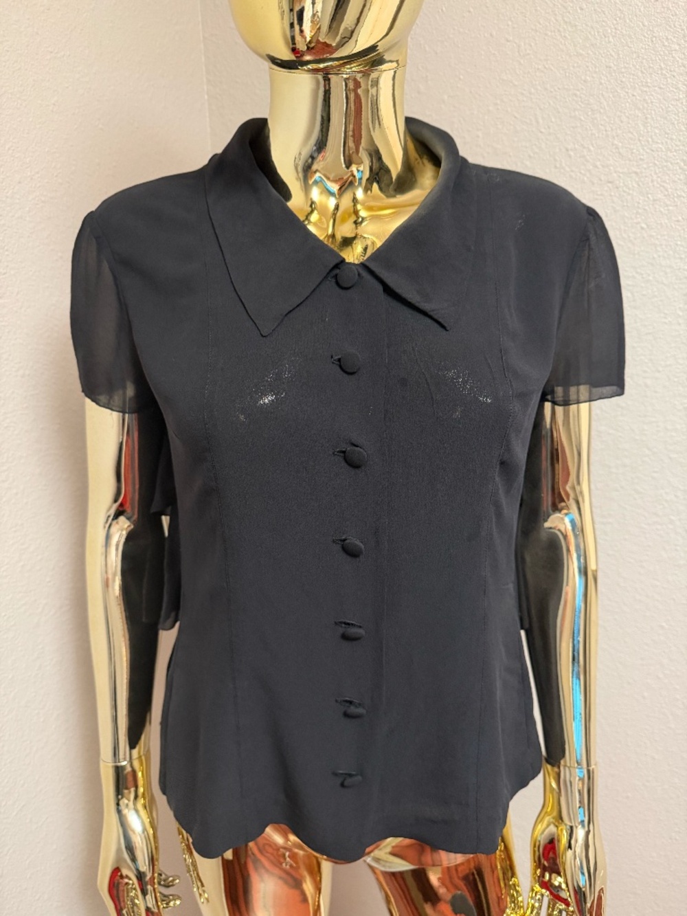 Chanel chiffon top, runway sample, size small
